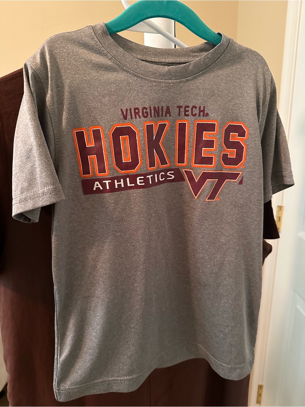 Virginia Tech Hokies Gray Athletics Tee